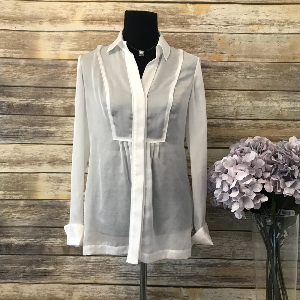 White House Black Market Button Down Long Sleeve